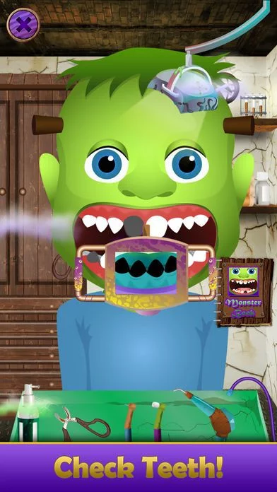 Изображение игры: Monster Dentist - Little Halloween Doctor Kid Game