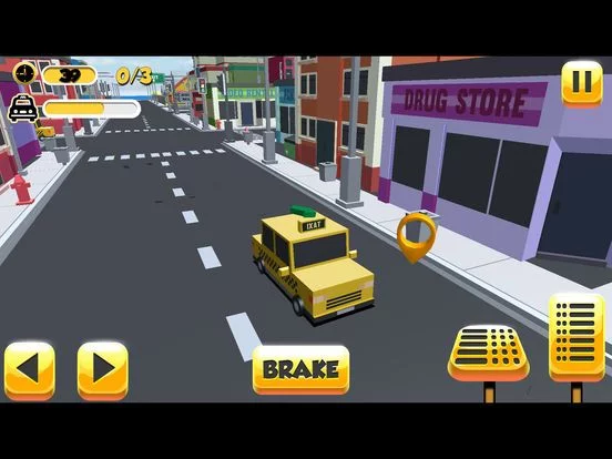 Изображение игры: Taxi Driver Sim 3D