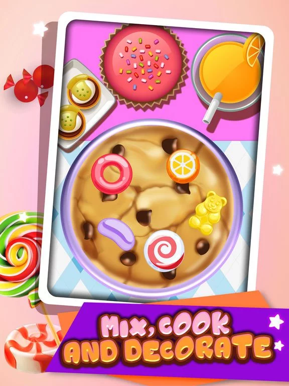 Изображение игры: Cookie Candy Maker - Food Kids Games Free!