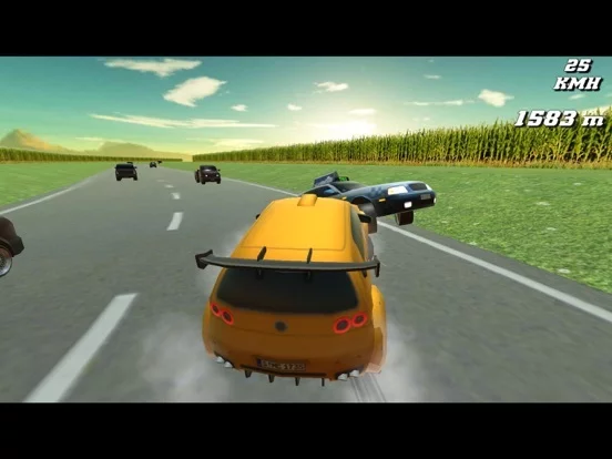 Изображение игры: Extreme Traffic Racer