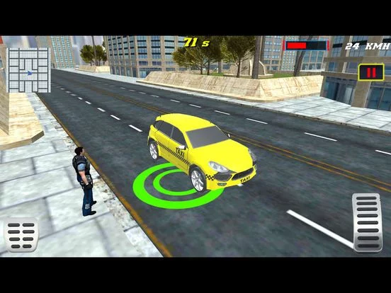 Изображение игры: Furious Taxi City Driver