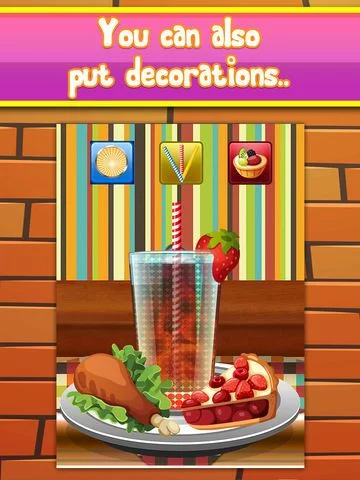 Изображение игры: Movie Food Maker Dessert Salon - Make Cake & Milkshake Drinks!