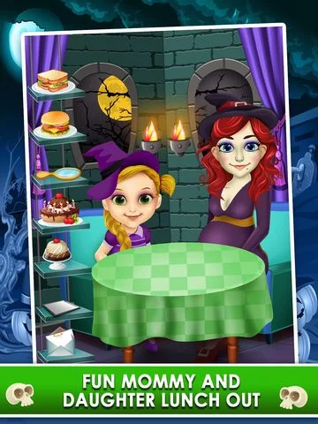 Изображение игры: Halloween Mommy's Newborn Baby Doctor - My Make-up Salon Girl Games!
