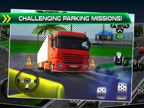 Изображение игры: 3D Truck Car Parking Simulator - School Bus Driving Test Games!