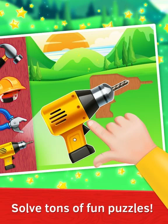 Изображение игры: Baby Puzzles. Building Tools