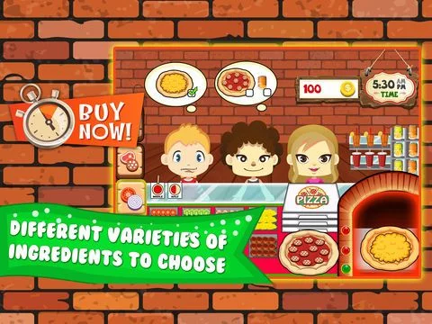 Изображение игры: Pizza Cooking Dash Fever Maker - restaurant story shop & bakery diner town food games!
