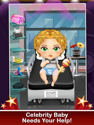 Изображение игры: Celebrity Mommy's Hospital Pregnancy Adventure - new born baby doctor & spa care salon games for boys, girls & kids