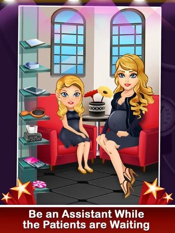 Изображение игры: Celebrity Mommy's Hospital Pregnancy Adventure - new born baby doctor & spa care salon games for boys, girls & kids