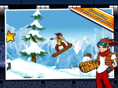 Изображение игры: iStunt 2 HD - Snowboard