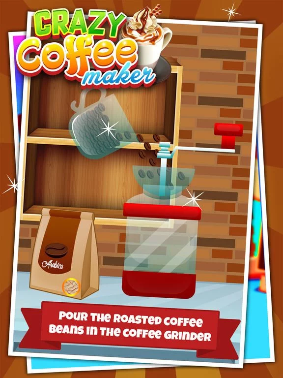 Изображение игры: Coffee Dessert Maker Food Cooking - Make Candy Drink Salon Games!