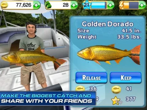 Изображение игры: Fishing Kings Free+
