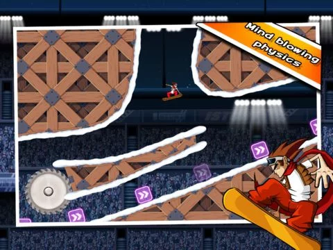 Изображение игры: iStunt 2 HD - Snowboard