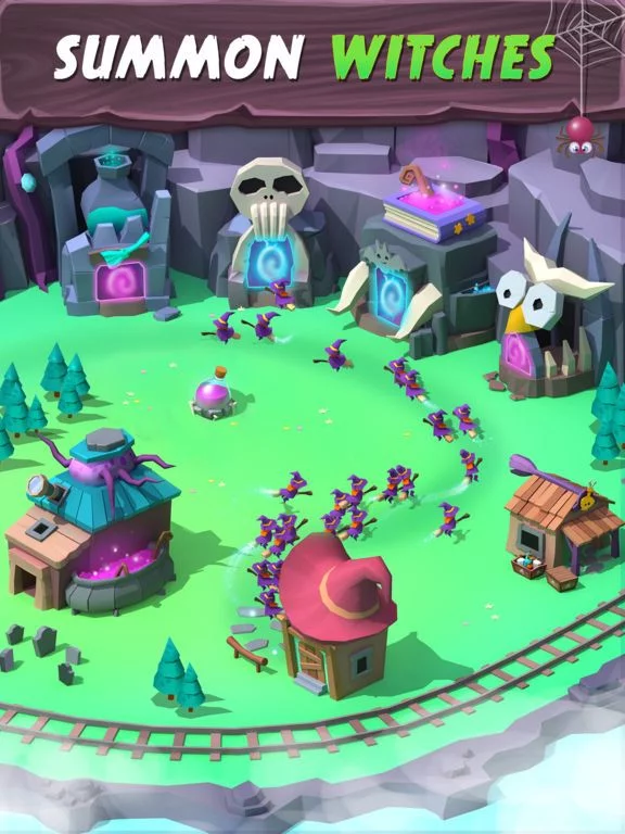 Изображение игры: Tiny Witch: Clicker Game