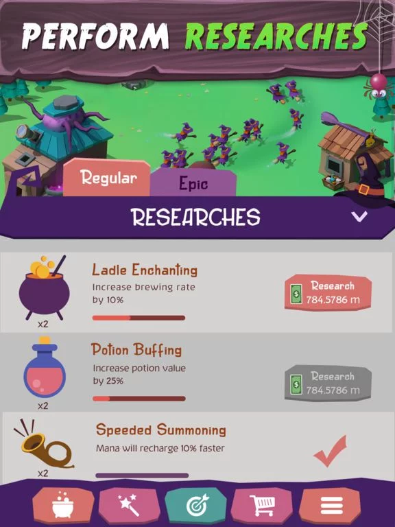 Изображение игры: Tiny Witch: Clicker Game