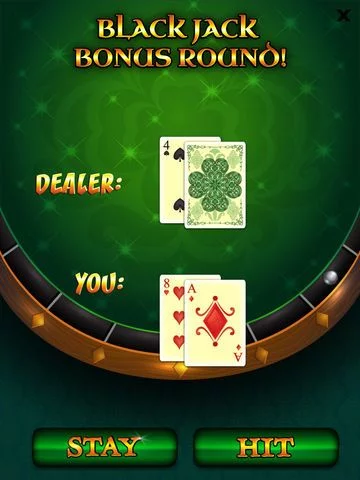 Изображение игры: `Lucky Leprechaun Big Gold Jackpot Lotto 777 Casino Slots - Slot Machine with Blackjack and Prize Wheel