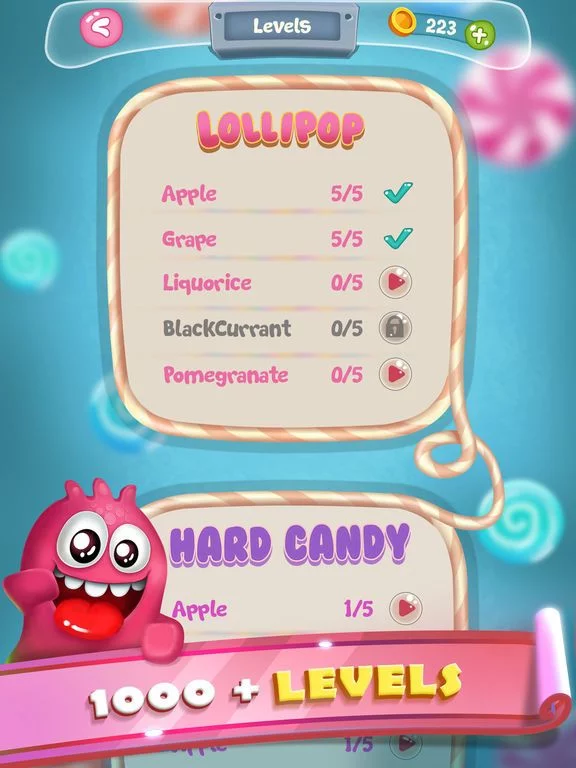 Изображение игры: Word Candies: Candyland Mania