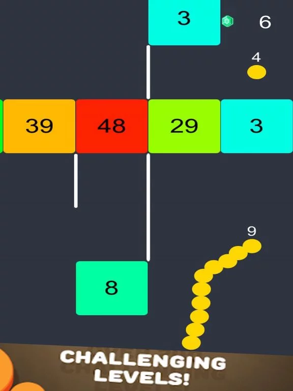 Изображение игры: Snake Dash Color Blocks