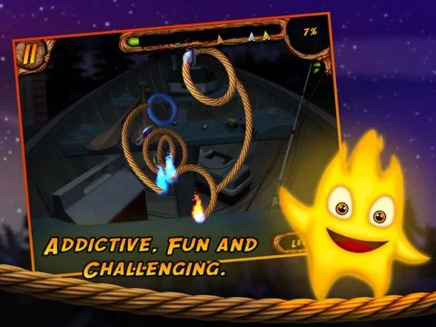 Изображение игры: Burn the Rope 3D