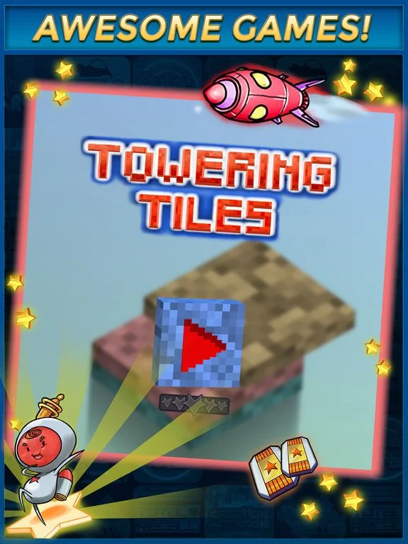 Изображение игры: Towering Tiles Cash Money App
