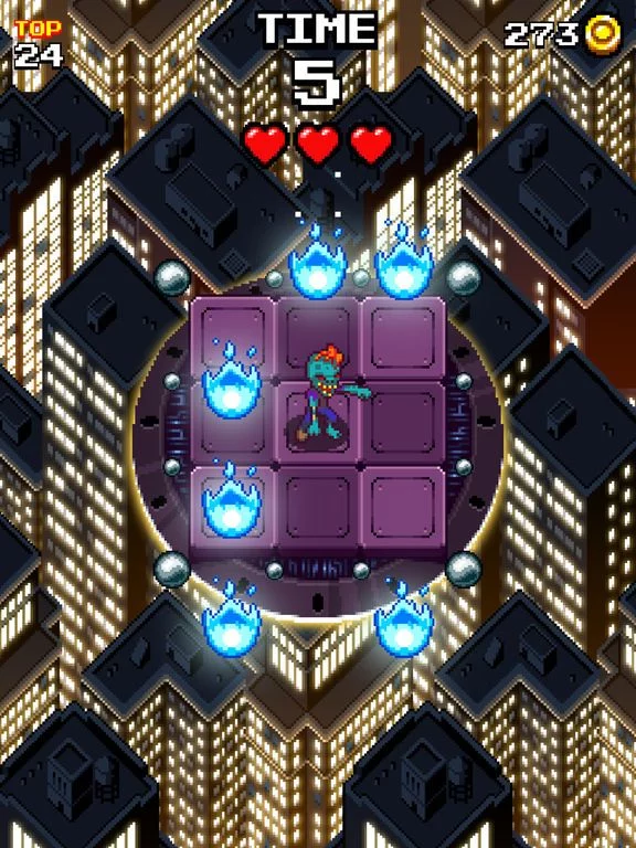 Изображение игры: Pixel Dodgers