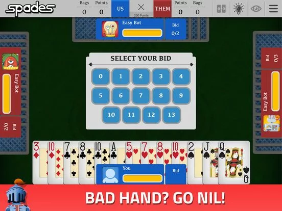 Изображение игры: Spades - Classic Card Game