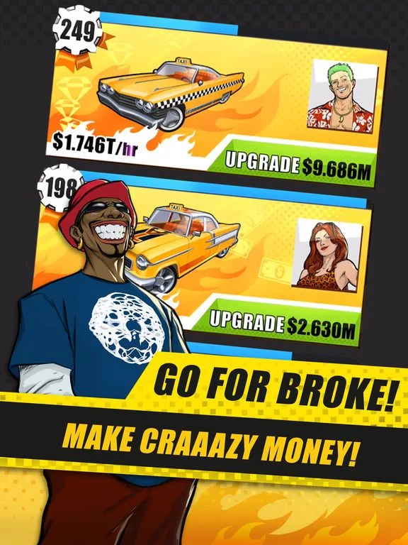 Изображение игры: Crazy Taxi Tycoon