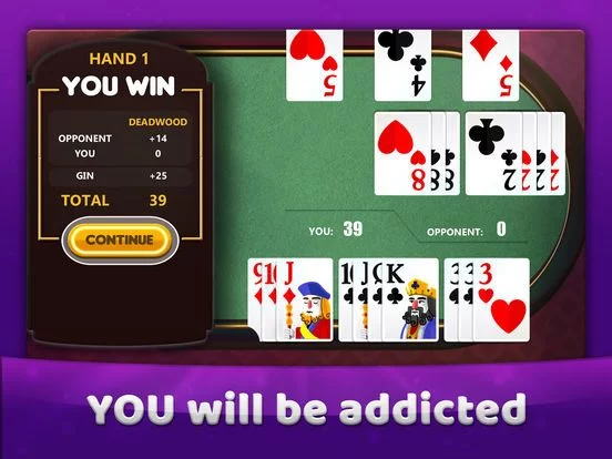 Изображение игры: Gin Rummy Cards Game