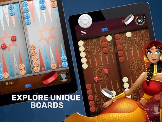 Изображение игры: Backgammon Go: Live Tournament