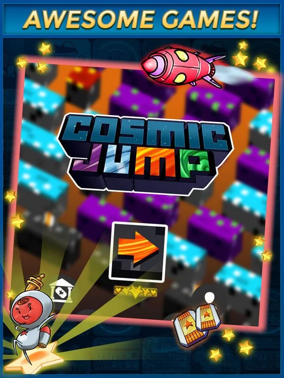 Изображение игры: Cosmic Jump Cash Money App