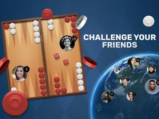 Изображение игры: Backgammon Go: Live Tournament