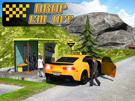 Изображение игры: Taxi Driver 3D: Hill Station