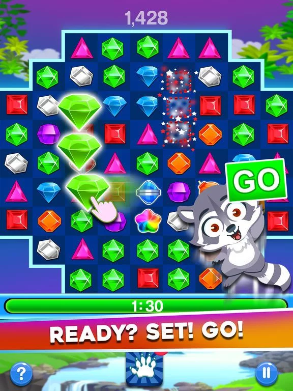 Изображение игры: Diamond Blitz - Match 3 Puzzle Game For Real Money