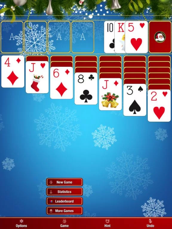 Изображение игры: A Christmas Solitaire