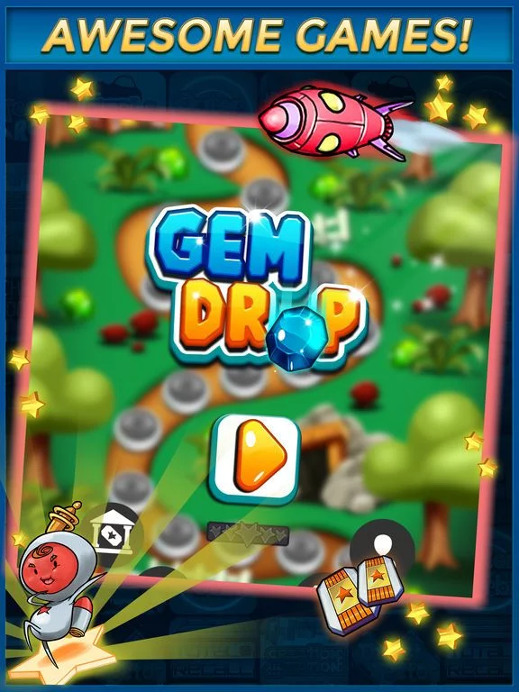 Изображение игры: Gem Drop Cash Money App