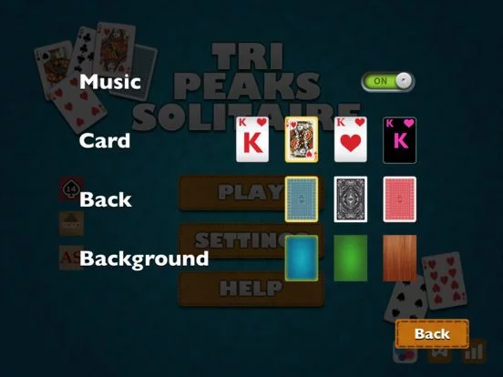 Изображение игры: Tri-Peaks Solitaire