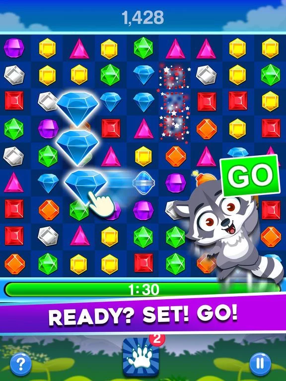 Изображение игры: Diamond Blitz - Match 3 Puzzle Game For Real Money
