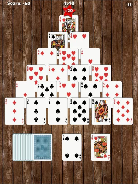 Изображение игры: Solitaire-Pyramid