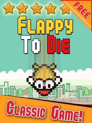 Изображение игры: Flappy To Die - Hero Jumpy Bird With Splatty Wings To Go Flying MMO