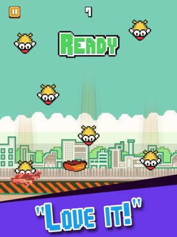 Изображение игры: Flappy To Die - Hero Jumpy Bird With Splatty Wings To Go Flying MMO