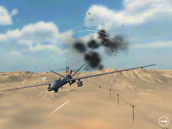 Изображение игры: Frontline Drone Combat: Birds-Eye of Arena Supremacy. Play Modern Gunship Mission Game