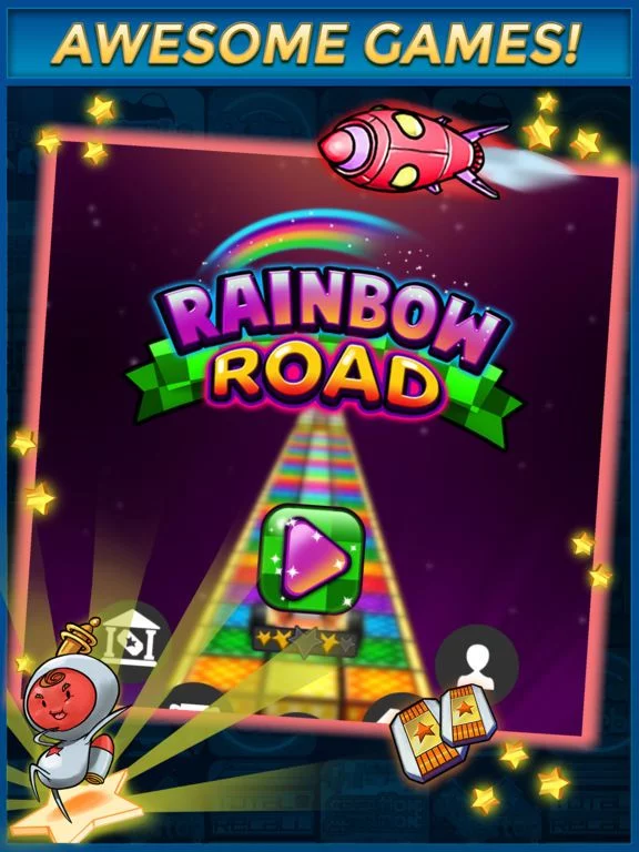 Изображение игры: Rainbow Road Cash Money App