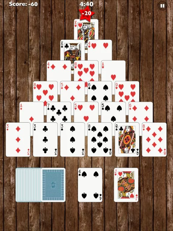 Изображение игры: Solitaire-Pyramid