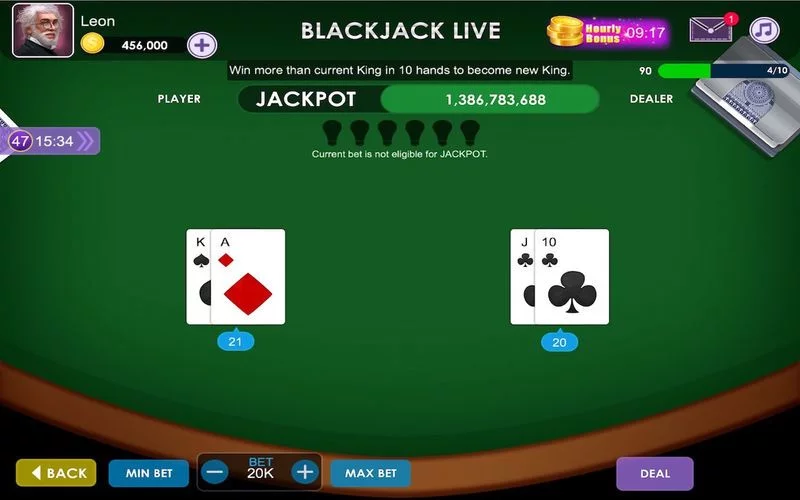 Изображение игры: Blackjack Live