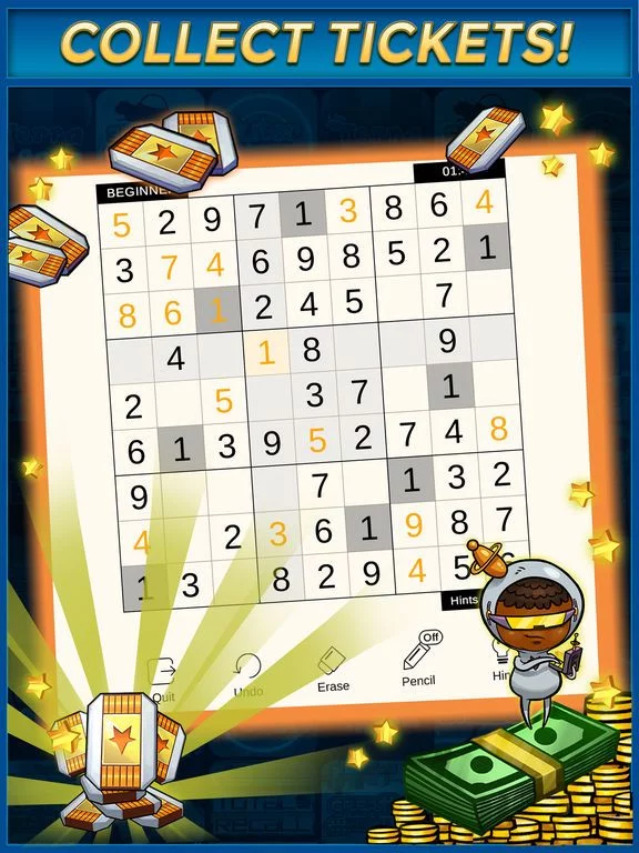 Изображение игры: Sudoku Cash Money App