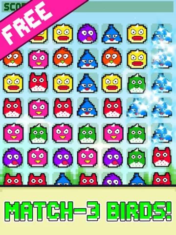 Изображение игры: Bird Match-3 - Flappy Blitz Puzzle Game FREE
