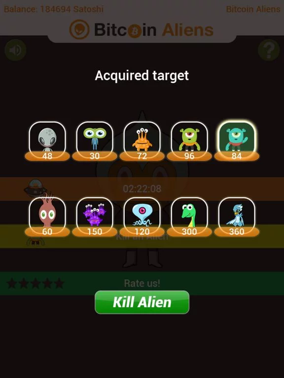 Изображение игры: Bitcoin Aliens