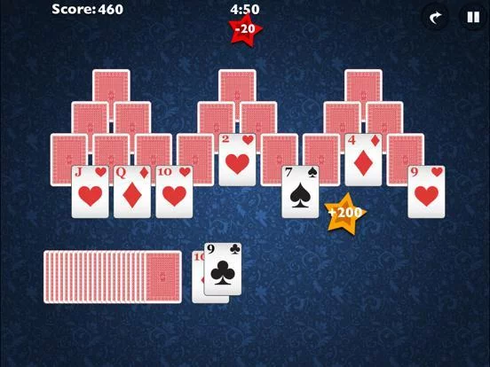 Изображение игры: Solitaire Tri-Peaks Go