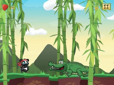 Изображение игры: Cute Baby Panda Run: Secret Kung Fu Passages