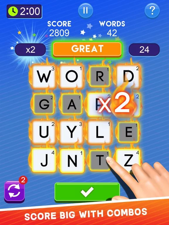 Изображение игры: Word Blitz - Multiplayer Search Puzzle Game