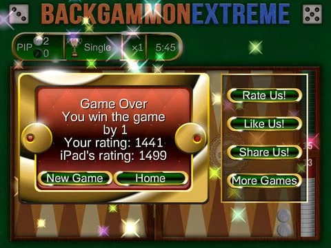 Изображение игры: Backgammon Extreme Free - Powerful, Beautiful, Social!